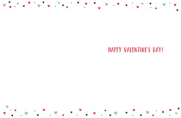 Valentine’s Day card - moon and back