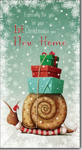 First Christmas in your new home card