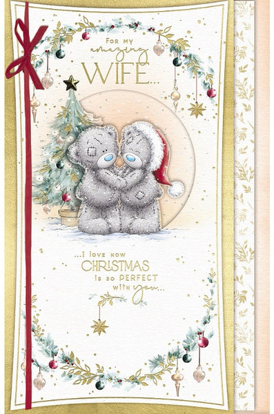 Me to you- Wife Christmas card - large card