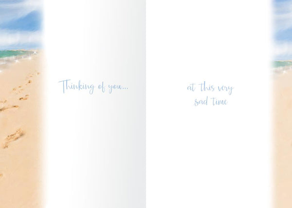 Sympathy card- side by side