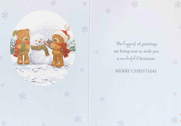 To both of you Christmas card- cute bears