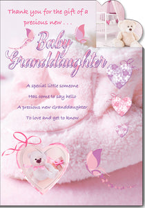 Thank you for our new Granddaughter card
