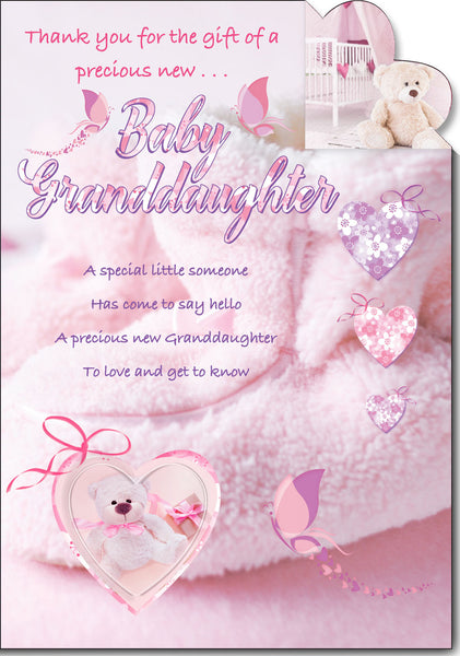Thank you for our new Granddaughter card