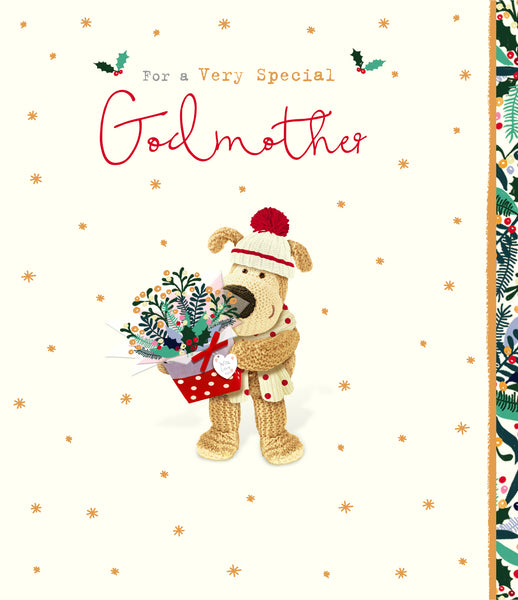 Godmother Christmas card - Boofle
