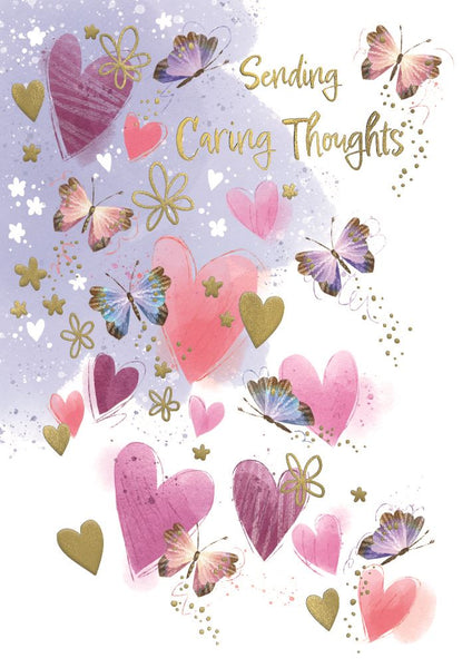 Thinking of you card - Stars and rainbows