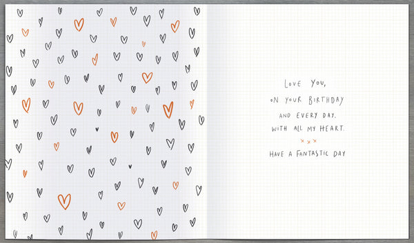 One I love birthday card- cute bears