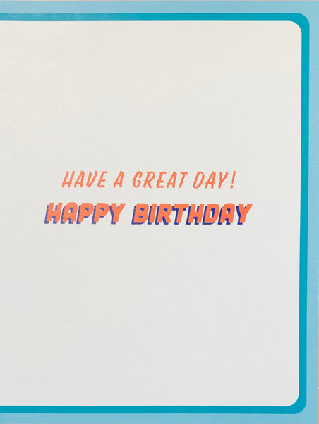 Brother birthday card- unique