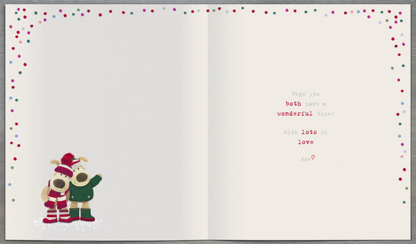 Mum and Dad Christmas card - Boofle