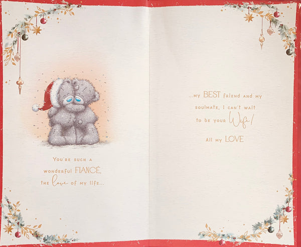 Me to you- Fiancé Christmas card- large card