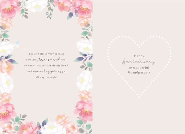 Grandparents wedding anniversary card