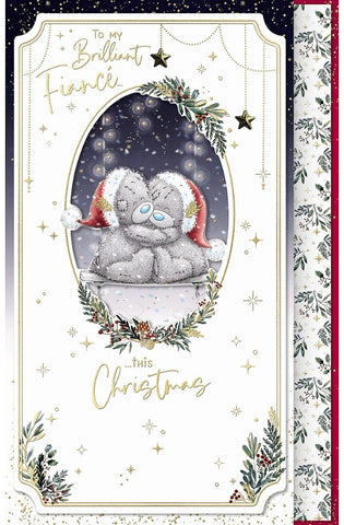 Me to you- Fiancé Christmas card- large card