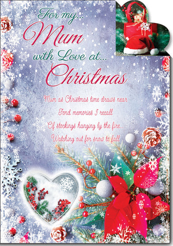 Mum Christmas card - sentimental verse