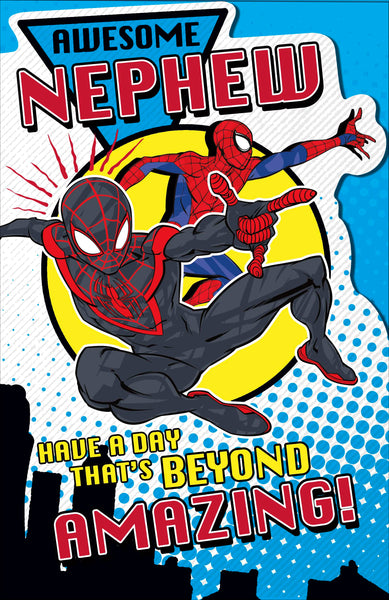 Nephew birthday card - Spider-Man