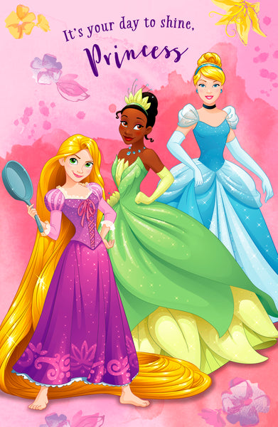 Birthday card - Disney Princesses