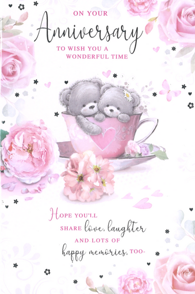 Your anniversary card - cute bears