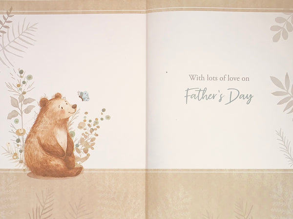 Dad Father’s Day card- cute bear