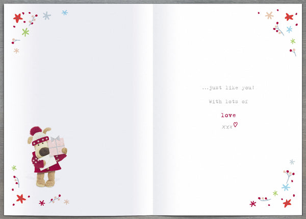 Auntie Christmas card - Boofle