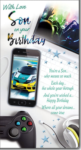 Son birthday card