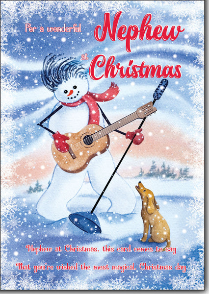 Nephew Christmas card- Sentimental verse