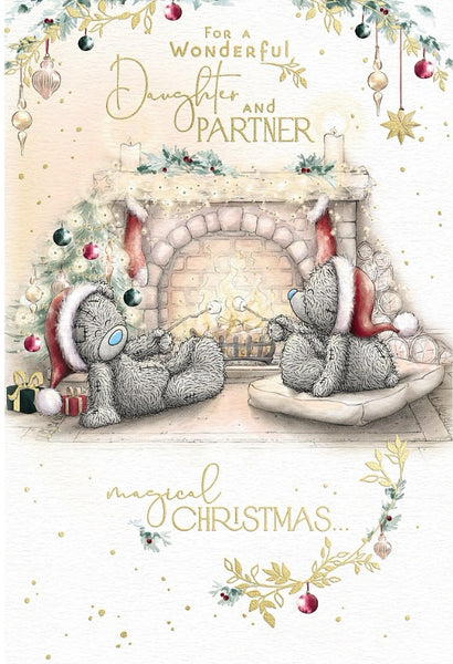 Me to you - Daughter and Partner Christmas card
