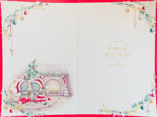 Me to you - Daughter and Partner Christmas card