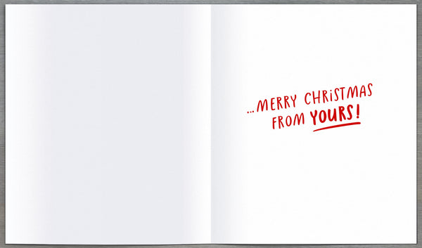 Uncle Christmas card - funny polar bear