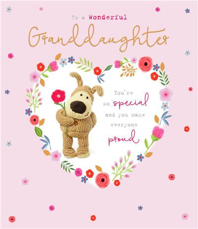 Granddaughter birthday card- Boofle