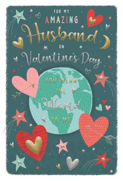 Husband Valentine’s Day card- mean the world