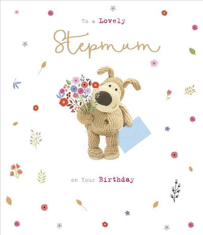 Step Mum birthday card- Boofle