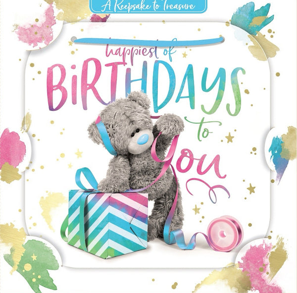 Me to you General birthday card- 3D lenticular