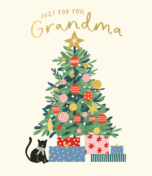 Grandma Christmas card- Xmas tree