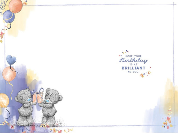 Dad birthday card- tatty teddy bear dad