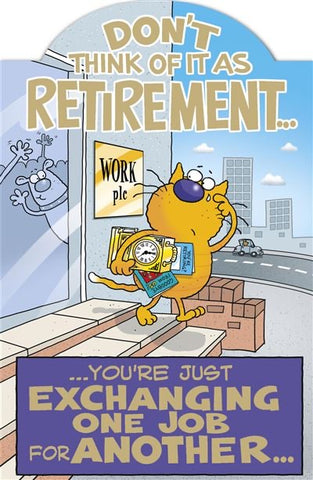 Retirement card- funny card