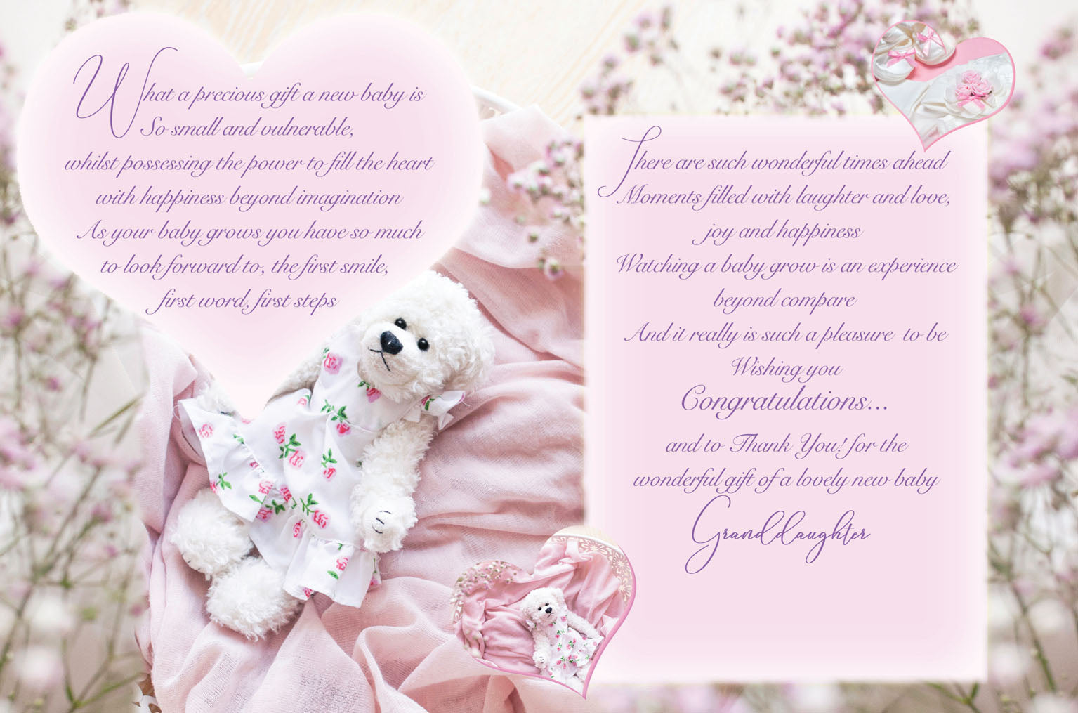 40 Pack Pre-Filled Baby Shower Thank You Cards 5x7 - with Envelopes -  Elegant and Convenient Gratitude Notes for Baby Showers (Kraft) -  Walmart.com, image size:1535x1015