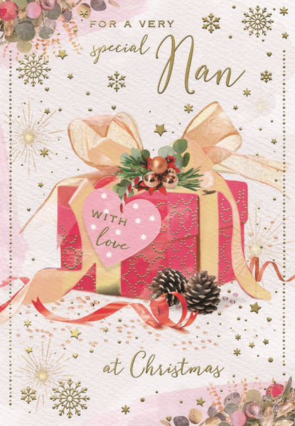 Nan Christmas card - Christmas gift