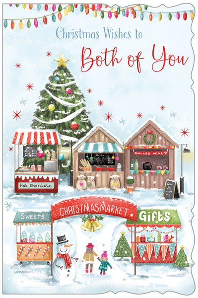 To both of you Christmas card- Xmas market