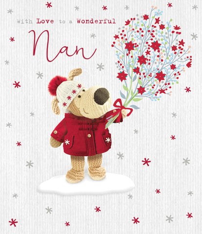 Nan Christmas card - Boofle