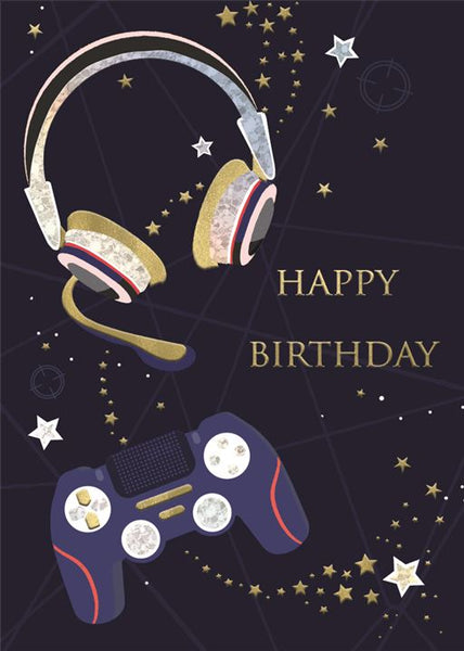 General birthday card - gamer
