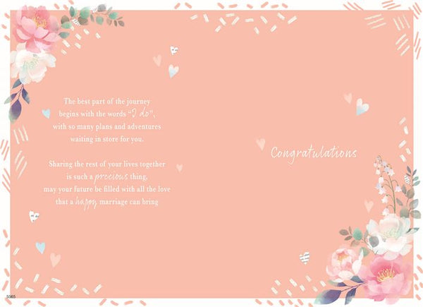 Granddaughter and Husband wedding day card