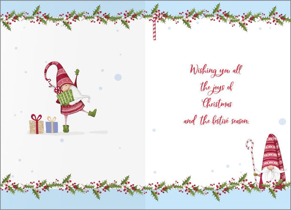 Nephew Christmas card - Christmas gonks
