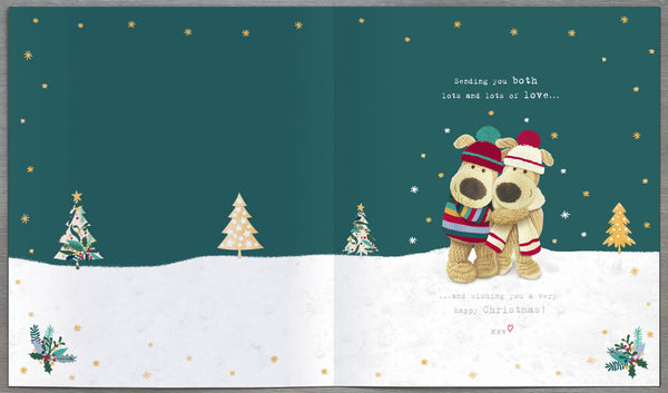 Grandma and Grandad Christmas card - Boofle