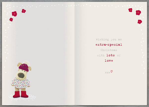 Mum Christmas card- Boofle