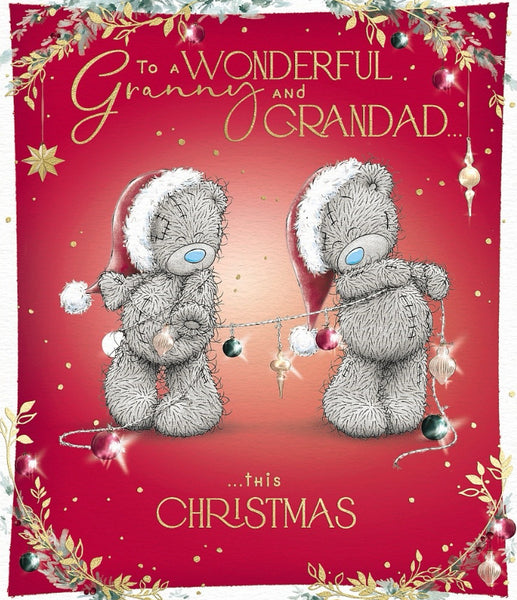 Me to you - Granny and Grandad Christmas card