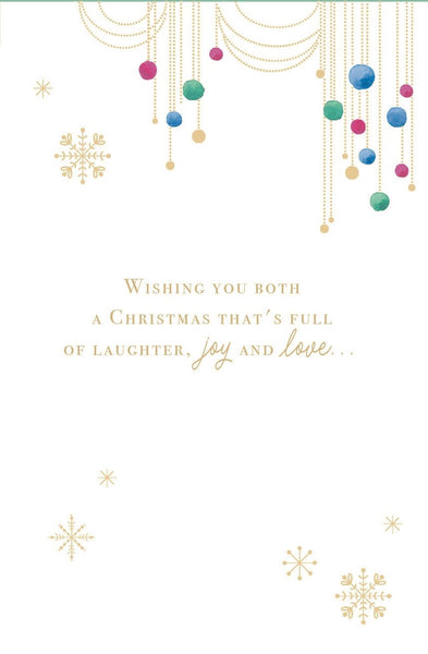 Son and Daughter-in-law Christmas card - Christmas tree