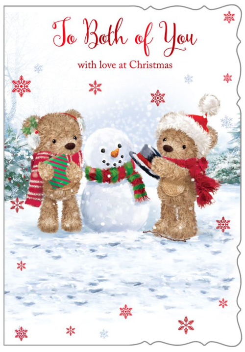 To both of you Christmas card- cute bears
