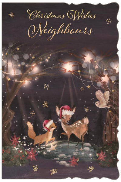 Neighbours Christmas card - cute