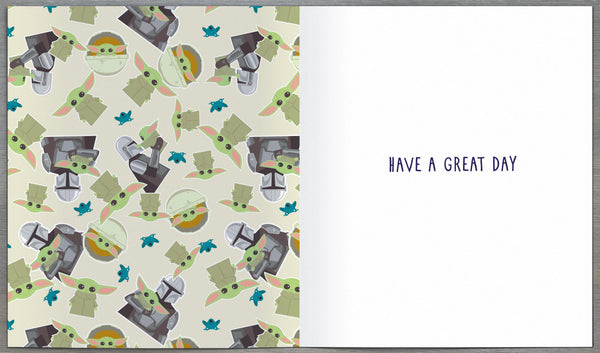Dad Father’s Day card- Star Wars Mandalorian