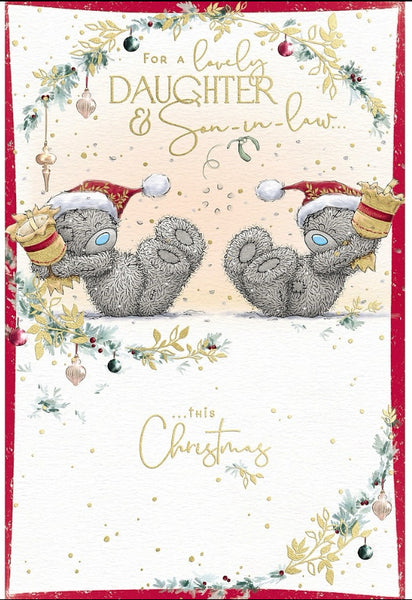 Me to you - Daughter and Son-in-law Christmas card