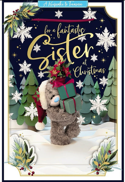 Me to you - 3D Sister Christmas card