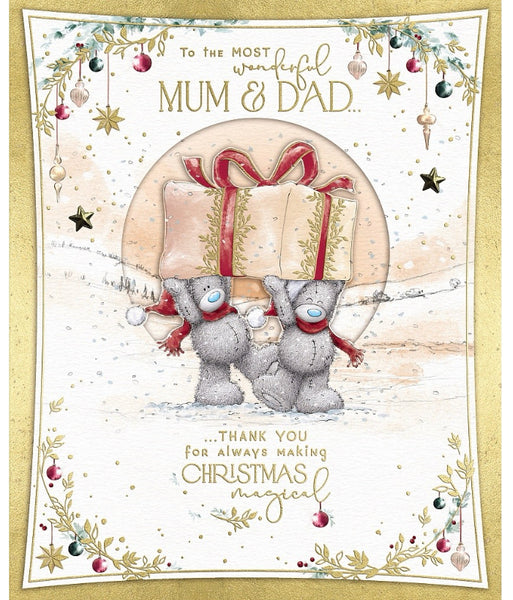 Me to you- Mum and Dad Christmas card- large card